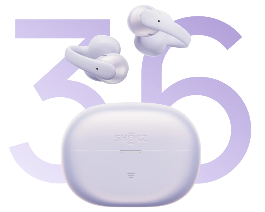 OpenDots Air earbuds and charging case